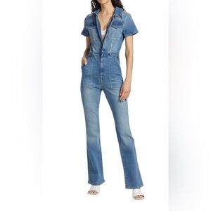 NEW ✨ Good American | Fit For Success Stretch Denim Jumpsuit | Size 2